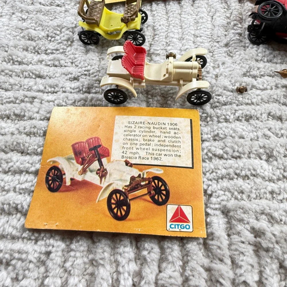 Citgo Classic Car Collection Vintage Toy Models Set of 10 with Info Cards Multi